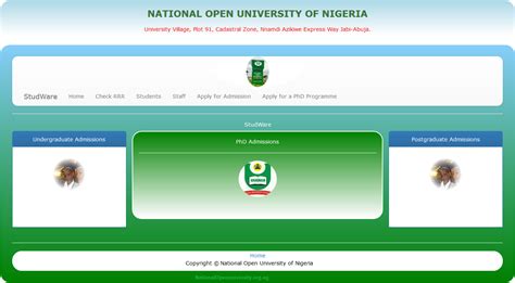 nouonline.net login portal
